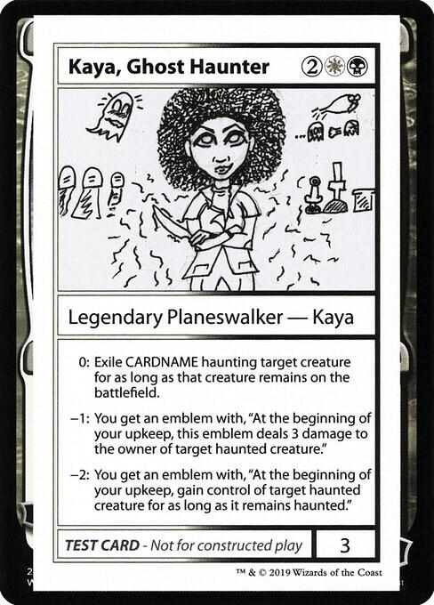 Kaya, Ghost Haunter (No PW Symbol) card from Mystery Booster: Convention Edition Exclusives