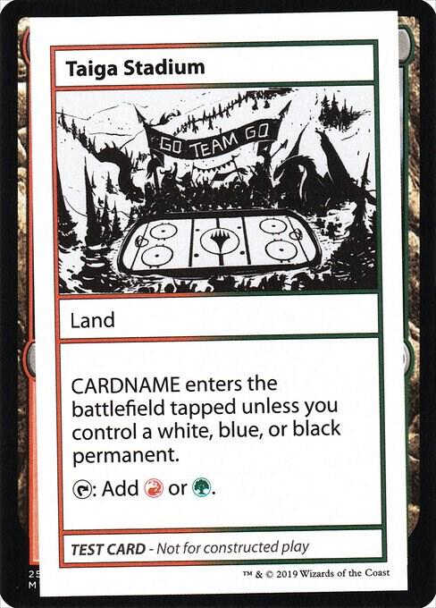 Taiga Stadium (No PW Symbol) card from Mystery Booster: Convention Edition Exclusives
