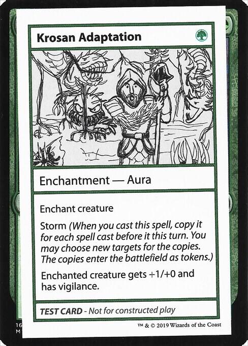 Krosan Adaptation (No PW Symbol) card from Mystery Booster: Convention Edition Exclusives