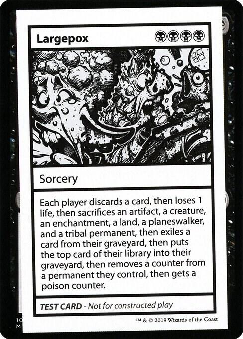 Largepox (No PW Symbol) card from Mystery Booster: Convention Edition Exclusives