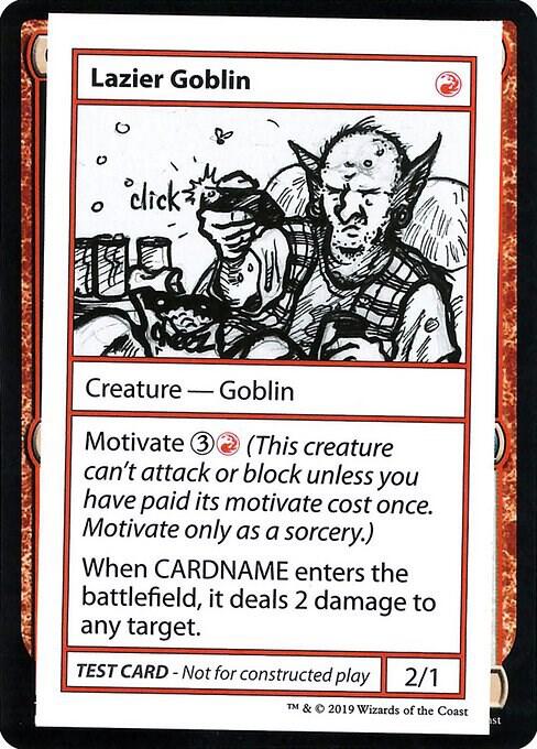 Lazier Goblin (No PW Symbol) card from Mystery Booster: Convention Edition Exclusives