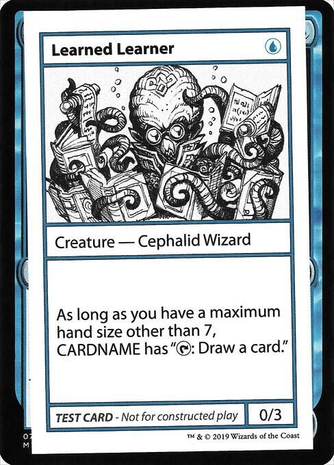 Learned Learner (No PW Symbol) card from Mystery Booster: Convention Edition Exclusives
