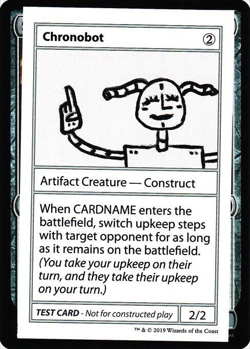 Chronobot (No PW Symbol) card from Mystery Booster: Convention Edition Exclusives