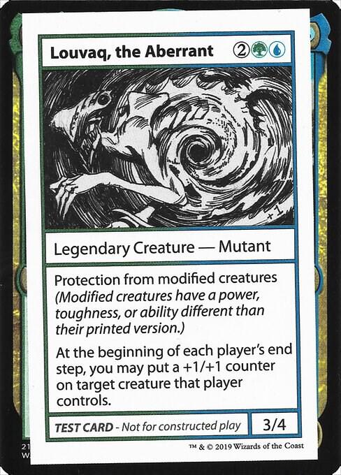 Louvaq, the Aberrant (No PW Symbol) card from Mystery Booster: Convention Edition Exclusives