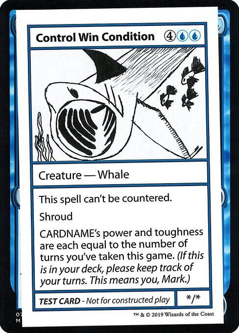 Control Win Condition (No PW Symbol) card from Mystery Booster: Convention Edition Exclusives