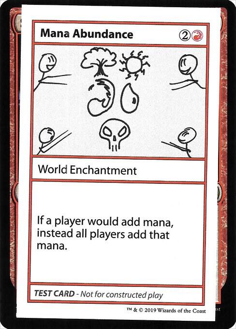 Mana Abundance (No PW Symbol) card from Mystery Booster: Convention Edition Exclusives