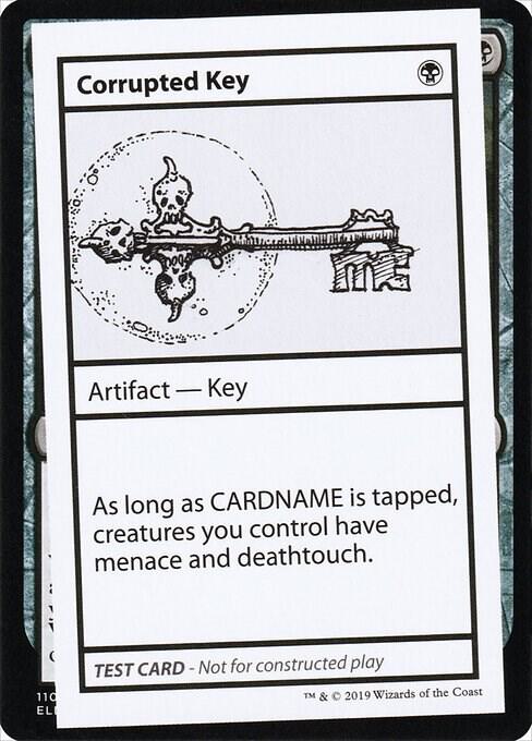 Corrupted Key (No PW Symbol) card from Mystery Booster: Convention Edition Exclusives