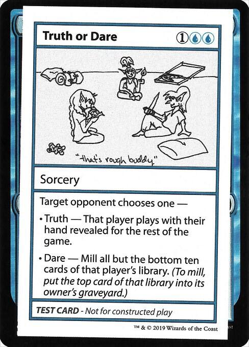 Truth or Dare (No PW Symbol) card from Mystery Booster: Convention Edition Exclusives