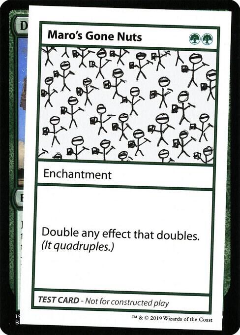 Maro's Gone Nuts (No PW Symbol) card from Mystery Booster: Convention Edition Exclusives