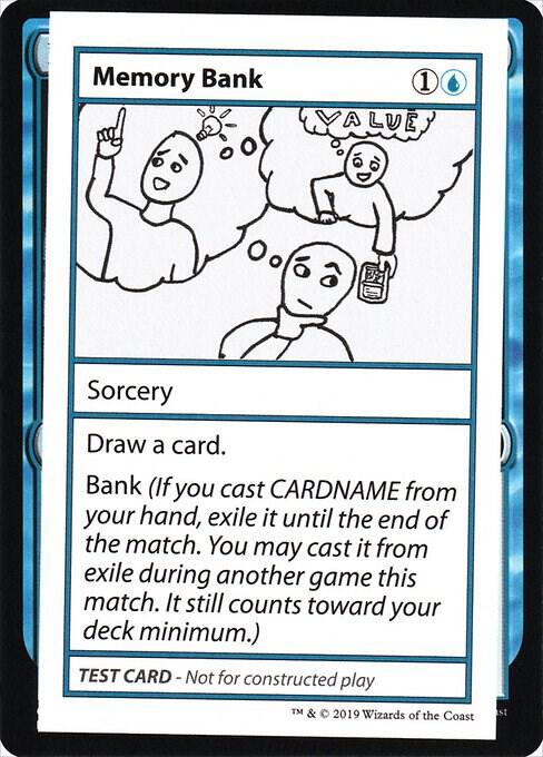 Memory Bank (No PW Symbol) card from Mystery Booster: Convention Edition Exclusives