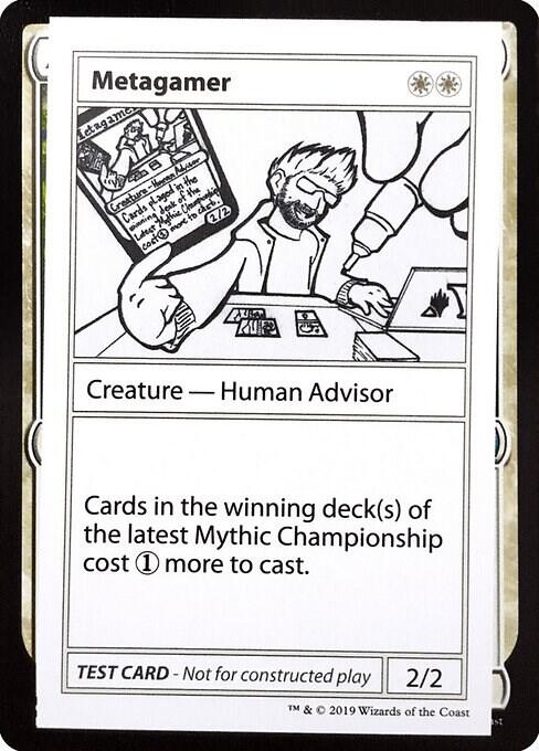 Metagamer (No PW Symbol) card from Mystery Booster: Convention Edition Exclusives