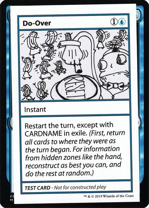 Do-Over (No PW Symbol) card from Mystery Booster: Convention Edition Exclusives