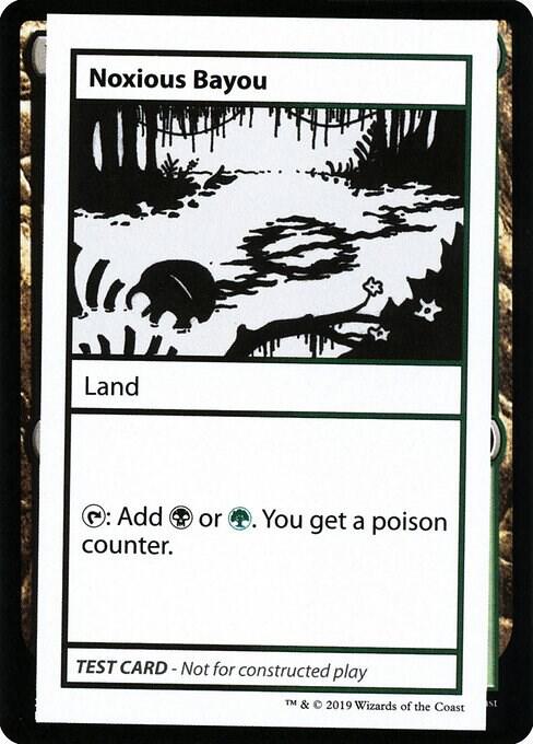 Noxious Bayou (No PW Symbol) card from Mystery Booster: Convention Edition Exclusives