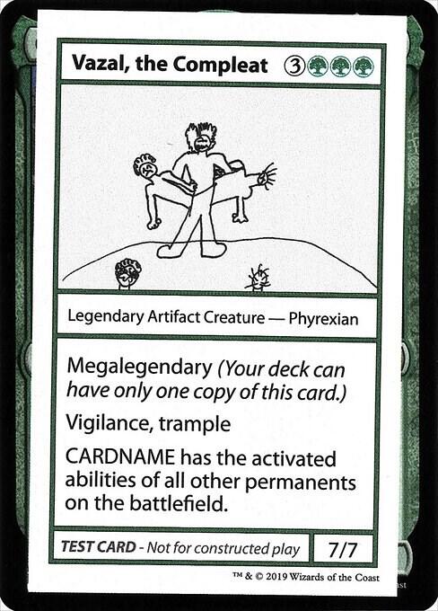 Vazal, the Compleat (No PW Symbol) card from Mystery Booster: Convention Edition Exclusives