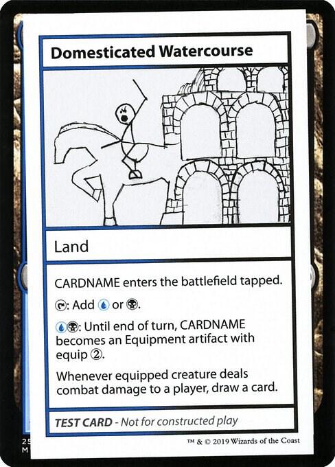 Domesticated Watercourse (No PW Symbol) card from Mystery Booster: Convention Edition Exclusives