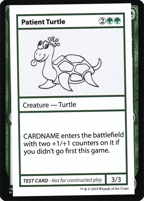 Patient Turtle (No PW Symbol) card from Mystery Booster: Convention Edition Exclusives
