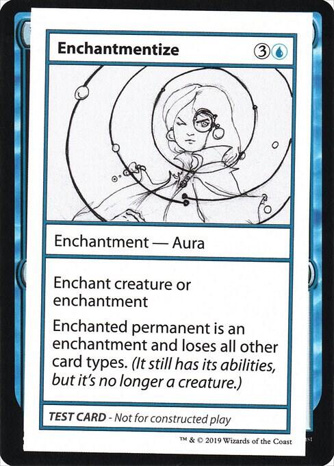 Enchantmentize (No PW Symbol) card from Mystery Booster: Convention Edition Exclusives