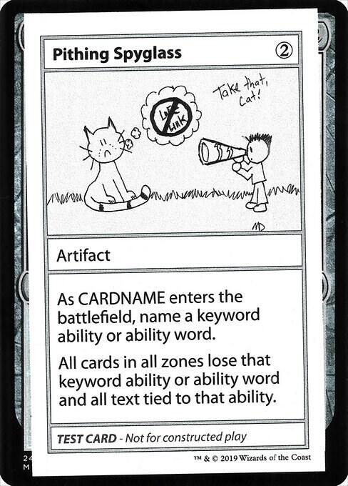 Pithing Spyglass (No PW Symbol) card from Mystery Booster: Convention Edition Exclusives