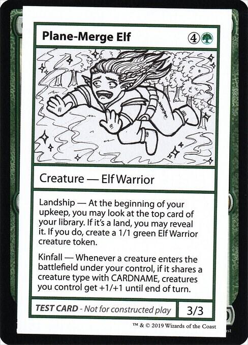 Plane-Merge Elf (No PW Symbol) card from Mystery Booster: Convention Edition Exclusives