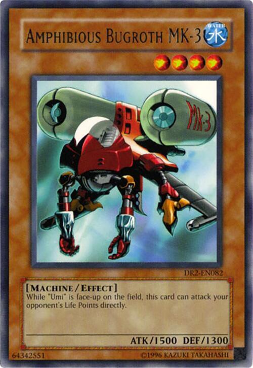 Amphibious Bugroth MK-3 DR2-EN082 card from Dark Revelation Volume 2