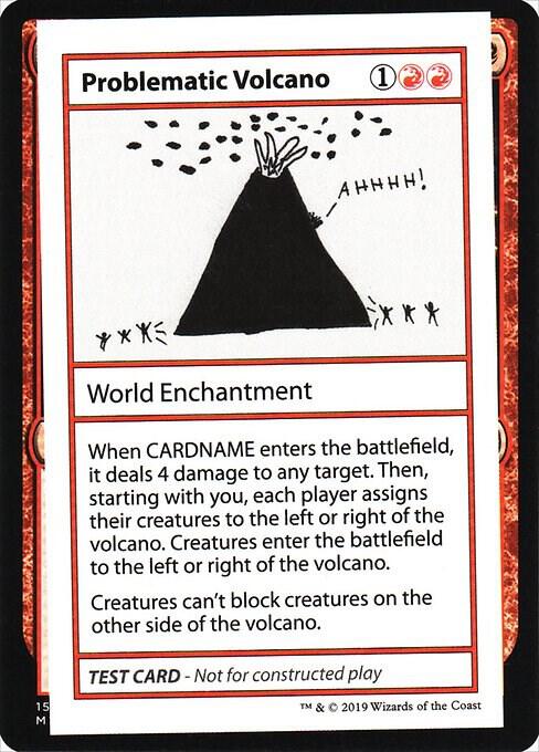 Problematic Volcano (No PW Symbol) card from Mystery Booster: Convention Edition Exclusives