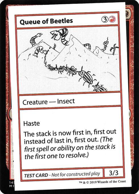 Queue of Beetles (No PW Symbol) card from Mystery Booster: Convention Edition Exclusives