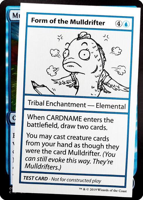 Form of the Mulldrifter (No PW Symbol) card from Mystery Booster: Convention Edition Exclusives