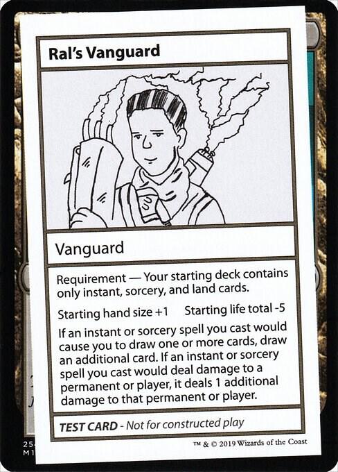 Ral's Vanguard (No PW Symbol) card from Mystery Booster: Convention Edition Exclusives