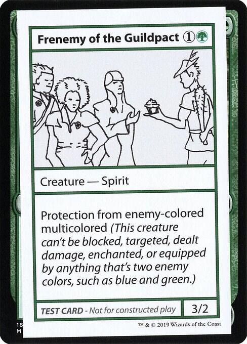Frenemy of the Guildpact (No PW Symbol) card from Mystery Booster: Convention Edition Exclusives