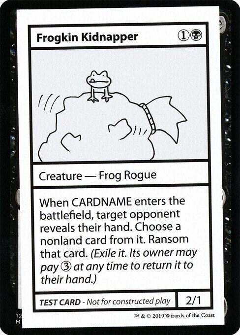 Frogkin Kidnapper (No PW Symbol) card from Mystery Booster: Convention Edition Exclusives