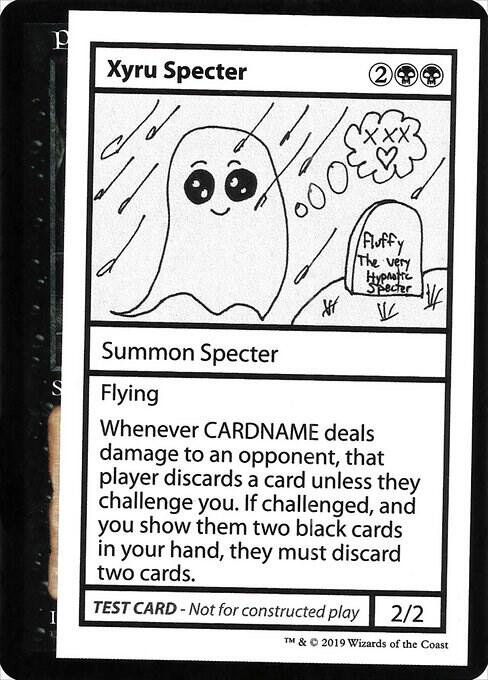 Xyru Specter (No PW Symbol) card from Mystery Booster: Convention Edition Exclusives