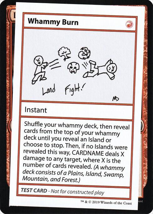 Whammy Burn (No PW Symbol) card from Mystery Booster: Convention Edition Exclusives