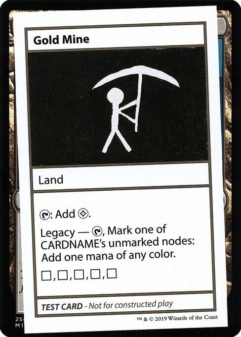 Gold Mine (No PW Symbol) card from Mystery Booster: Convention Edition Exclusives