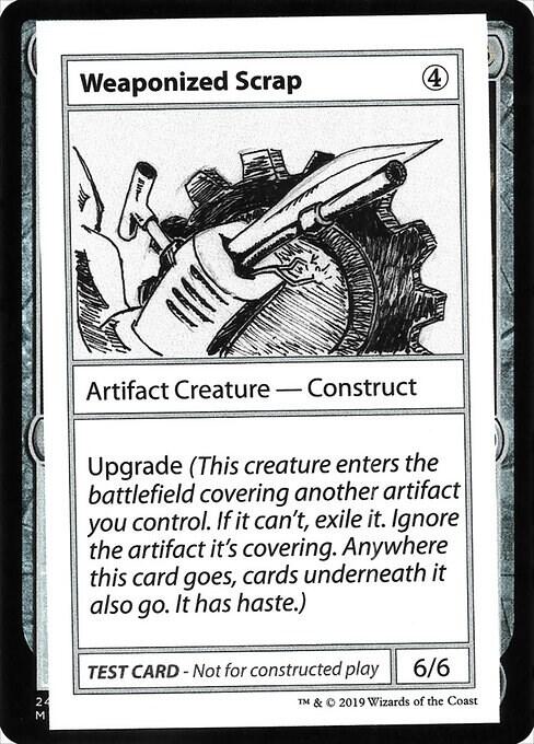 Weaponized Scrap (No PW Symbol) card from Mystery Booster: Convention Edition Exclusives