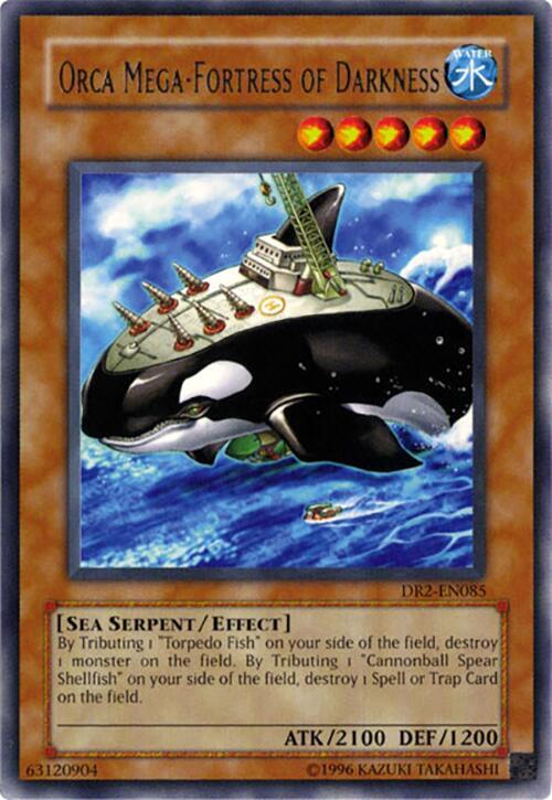 Orca Mega-Fortress of Darkness DR2-EN085 card from Dark Revelation Volume 2