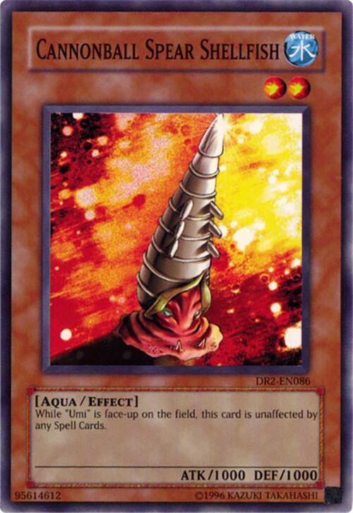 Cannonball Spear Shellfish DR2-EN086 card from Dark Revelation Volume 2