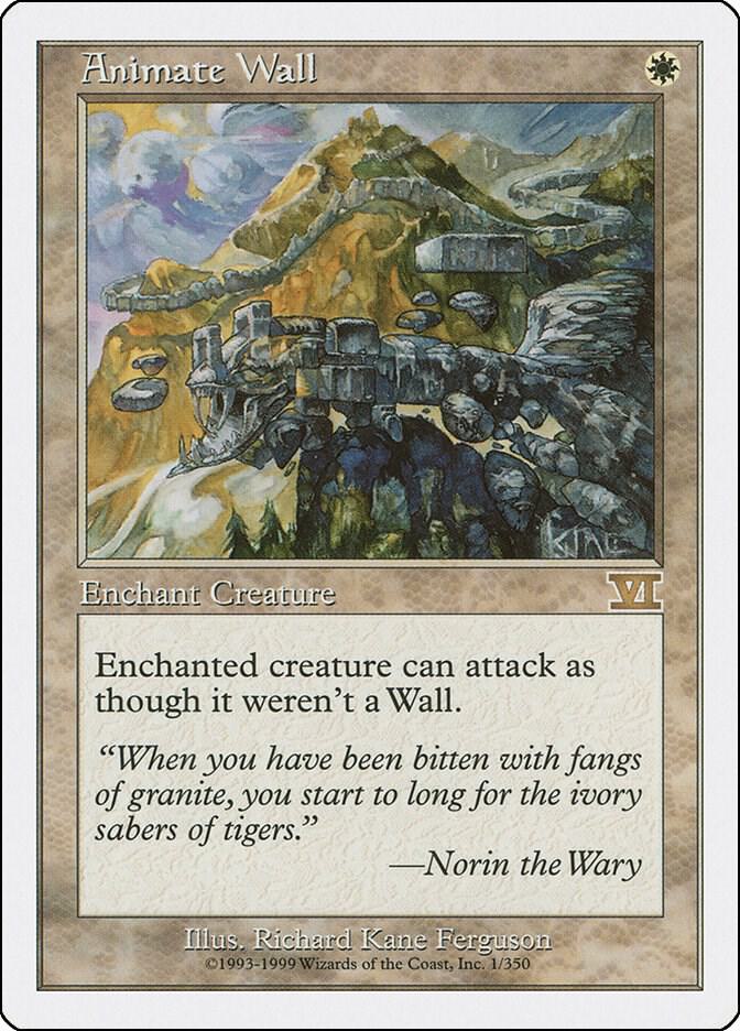 Animate Wall 1 card from Classic Sixth Edition