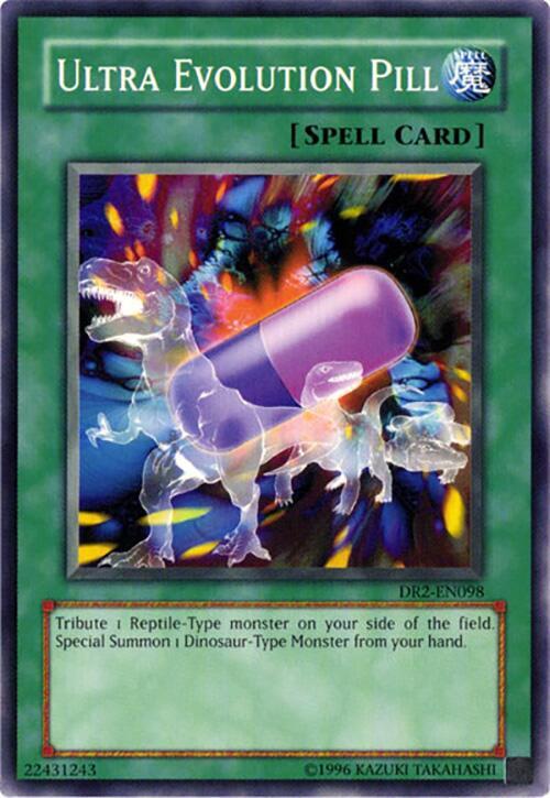 Ultra Evolution Pill DR2-EN098 card from Dark Revelation Volume 2