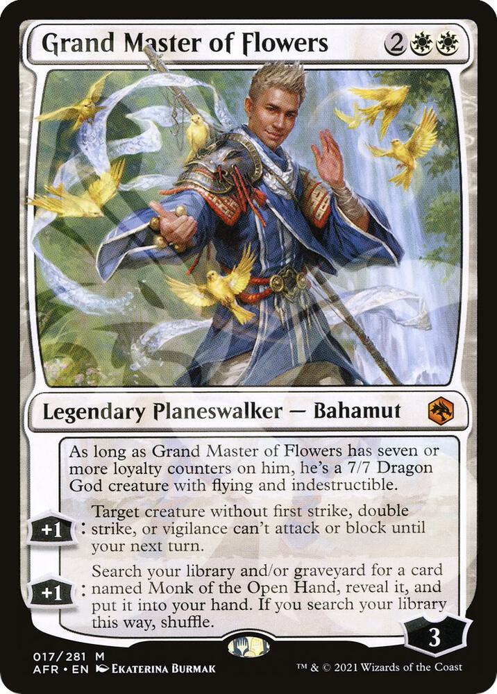 Grand Master of Flowers 17 card from AFR Ampersand Promos