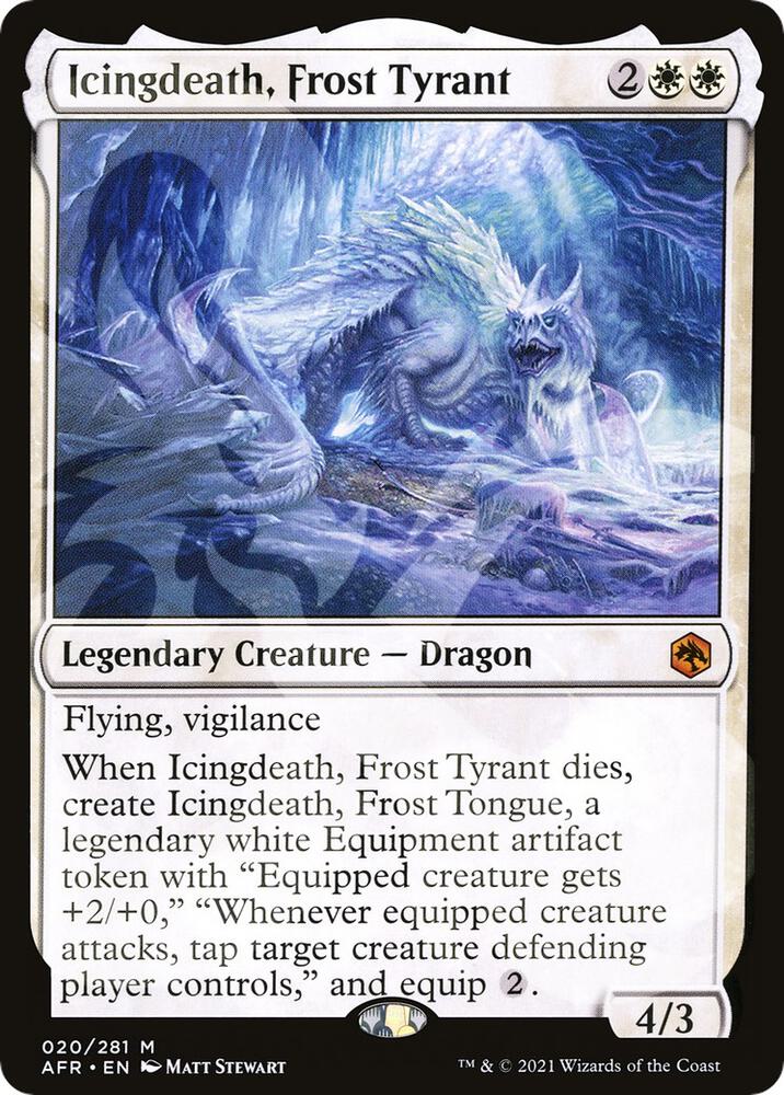 Icingdeath, Frost Tyrant 20 card from AFR Ampersand Promos