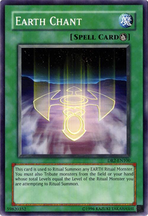 Earth Chant DR2-EN100 card from Dark Revelation Volume 2
