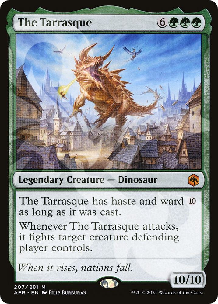 The Tarrasque 207 card from AFR Ampersand Promos