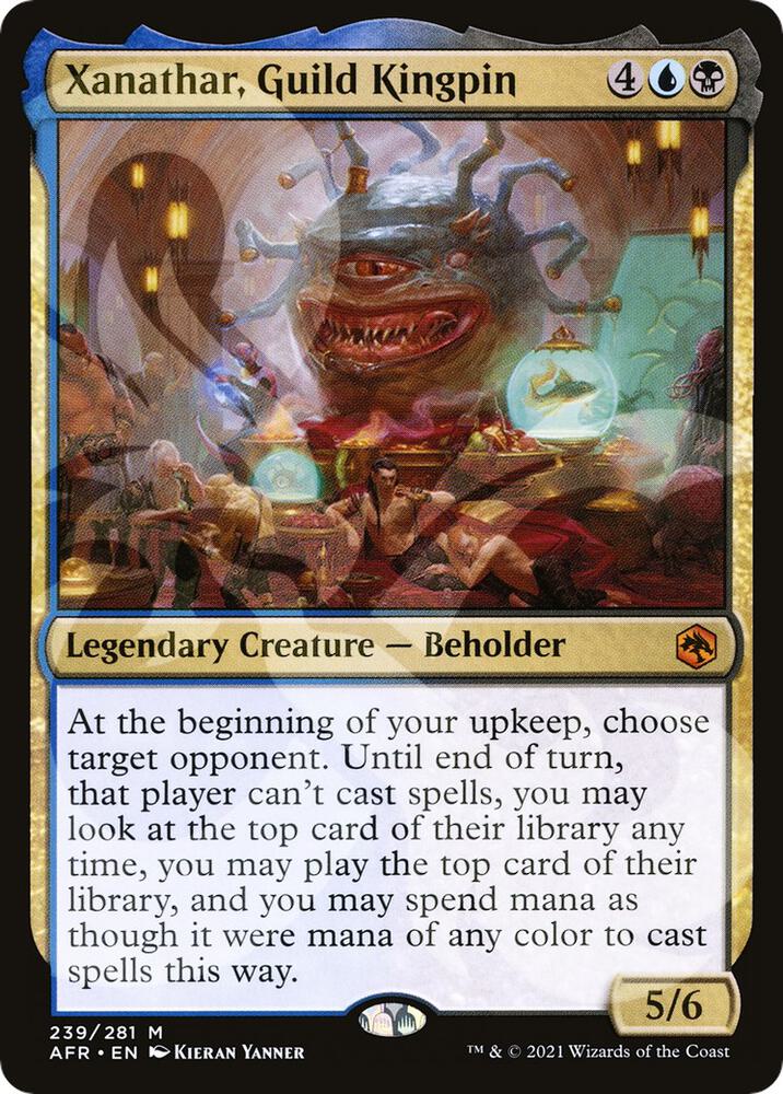 Xanathar, Guild Kingpin 239 card from AFR Ampersand Promos
