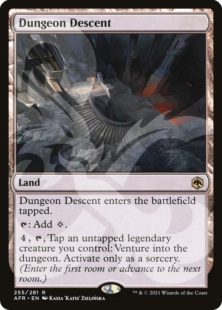 Dungeon Descent 255 card from AFR Ampersand Promos