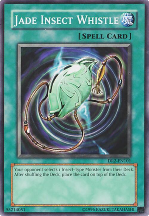 Jade Insect Whistle DR2-EN101 card from Dark Revelation Volume 2