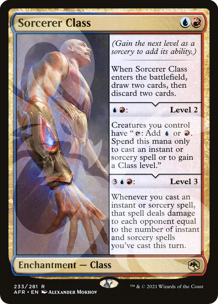 Sorcerer Class 233 card from AFR Ampersand Promos