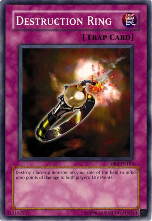 Destruction Ring DR2-EN102 card from Dark Revelation Volume 2