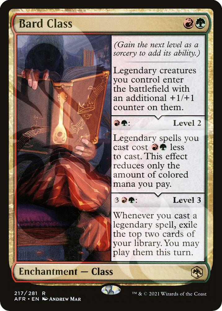 Bard Class 217 card from AFR Ampersand Promos