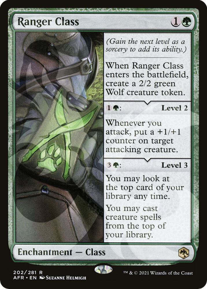 Ranger Class 202 card from AFR Ampersand Promos