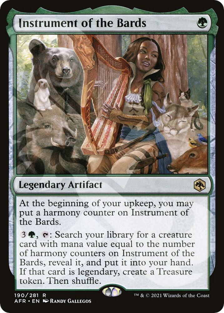 Instrument of the Bards 190 card from AFR Ampersand Promos